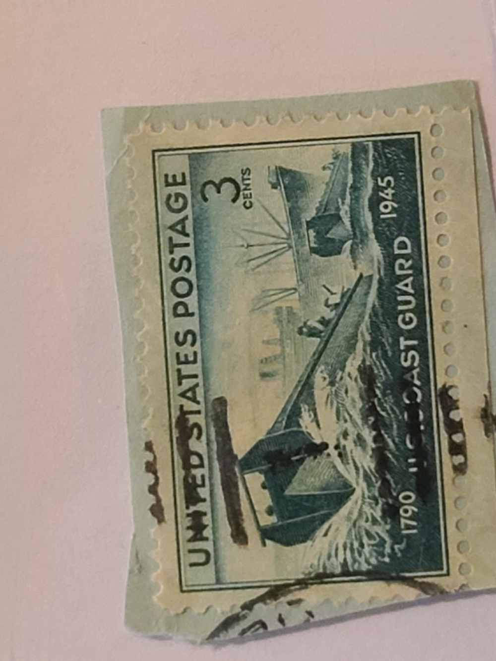 Vintage United States Postage Stamp Print